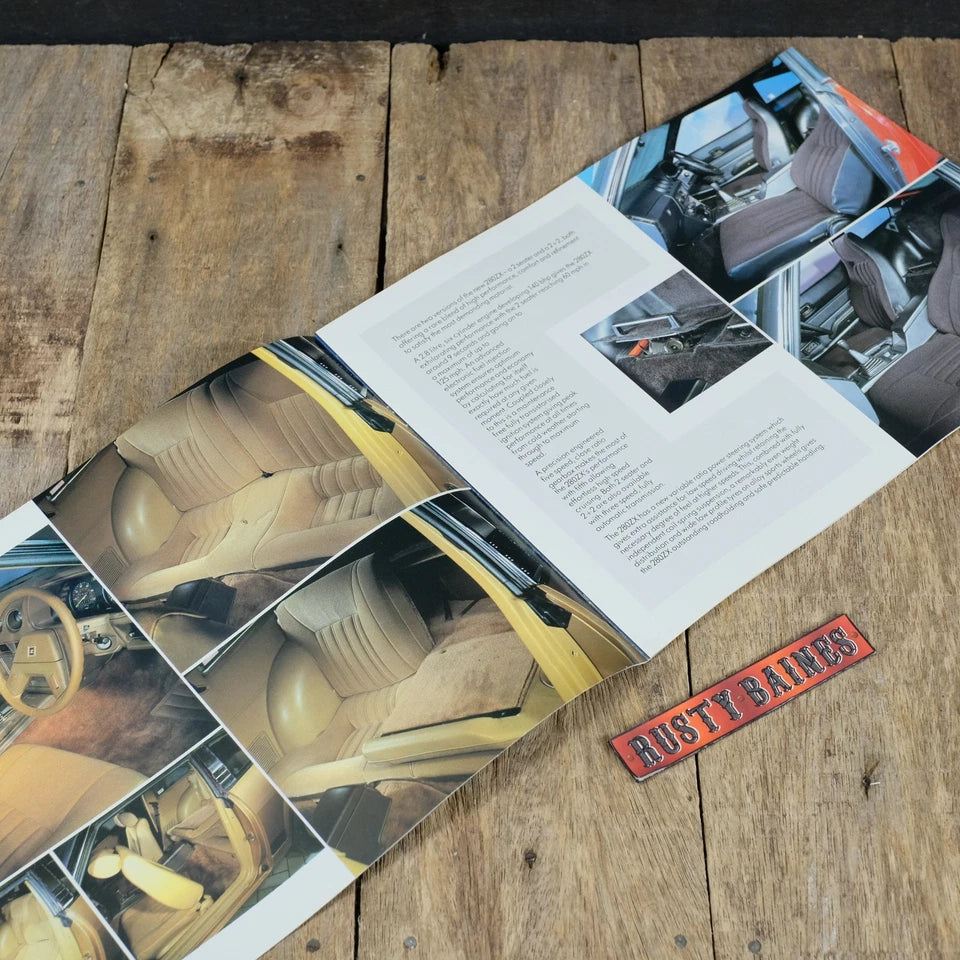 Original Car Brochure, Datsun/Nissan 280ZX , UK 1980
