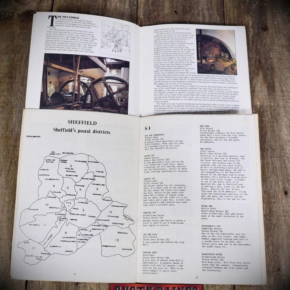Sheffield Abbeydale Industrial Hamlet Guide & 1975 CAMRA Ale Softcover Booklet