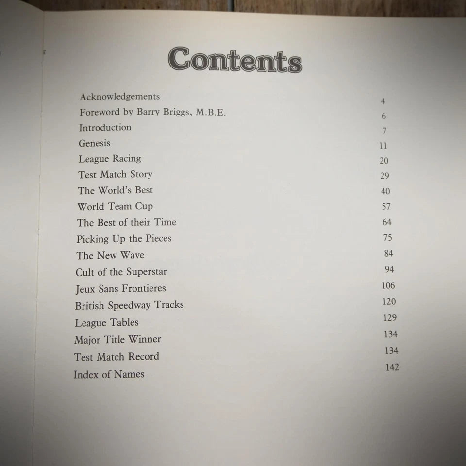 The Illustrated History of Speedway, Martin Rogers, 1978 Hardcover