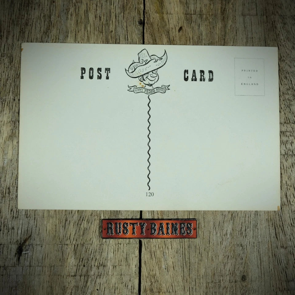 Postcard, Comic Humour, British Wrestling, Fred