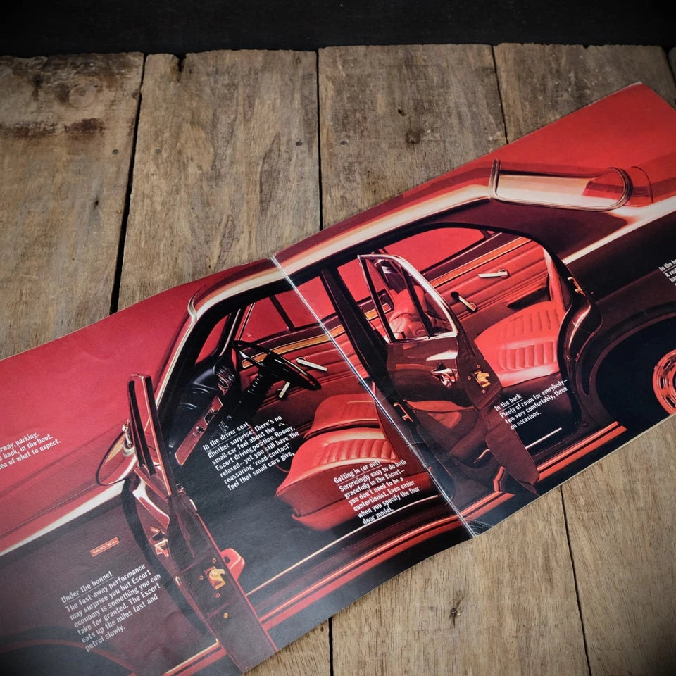 Car Brochure, Ford Escort Mk1 Undated, Saloon/Estate/XL/Sport/GT/XL/L