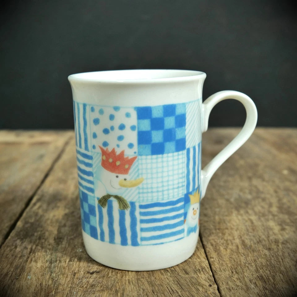 Coalport Characters The Snowman Mug, First Edition, Boxed