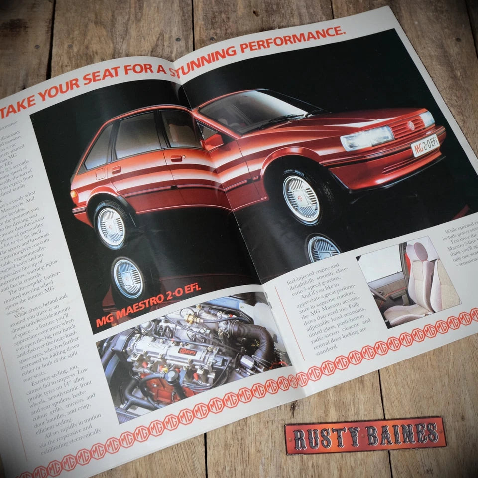 Car Brochure, MG, Undated 1980's, Metro, Maestro, Montego