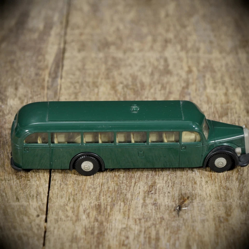 Brekina Mercedes-Benz Coach Bus, West German, Green Plastic