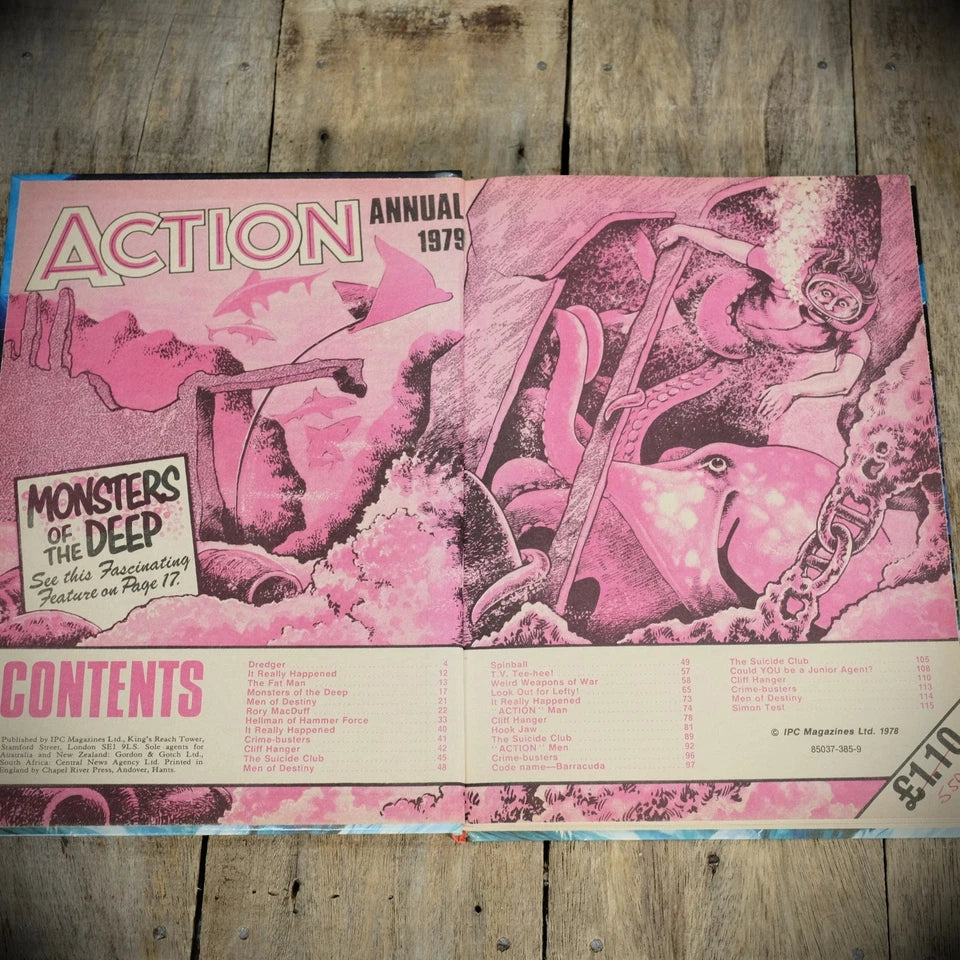 Action Annual 1979, Vintage British Comic Hardcover