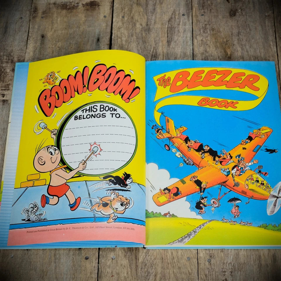 The Beezer Book Annual 1988, Vintage British DC Thomson Comic Hardcover