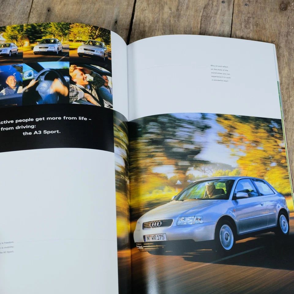 Original Car Brochure Pack, 1997 Audi A3 1.6 1.8 1.8T Sport & 1.9 Tdi