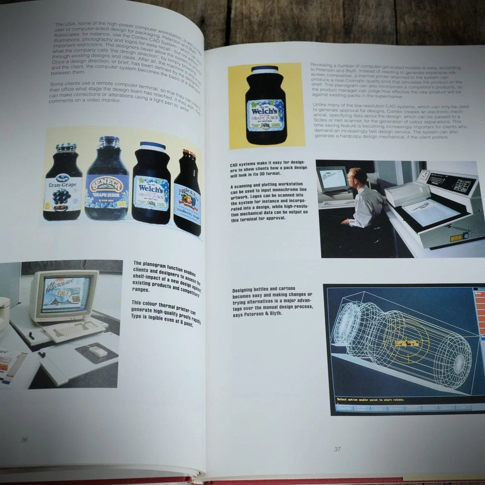 Packaging Design, 1980's/1990's Products, CAD, S Sonsino, Hardcover