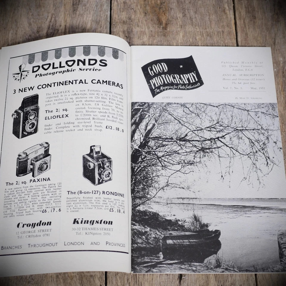 Vintage Good Photography Magazine May 1951, Pocket Size, Trees