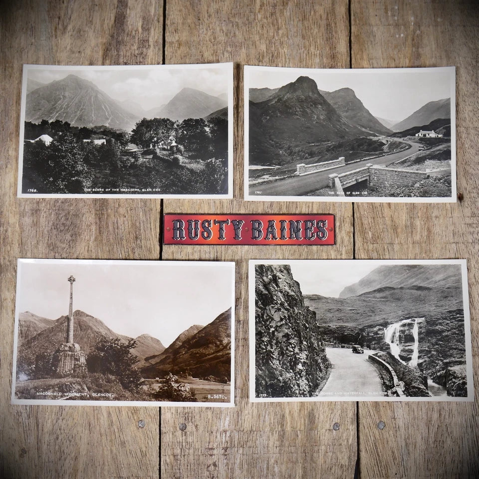 Postcard Bundle, Scotland Glen Coe Real Photo