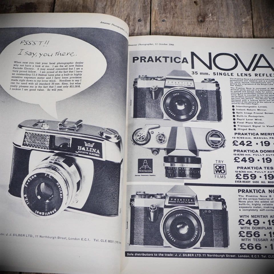 Vintage Amateur Photographer Magazine 12 October 1966