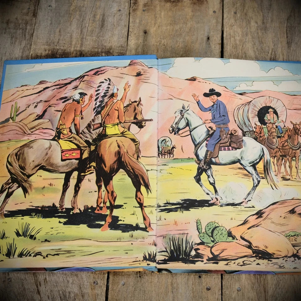 Vintage Hopalong Cassidy Stories #4 TV Show, Cowboy/Western Annual, Hardcover