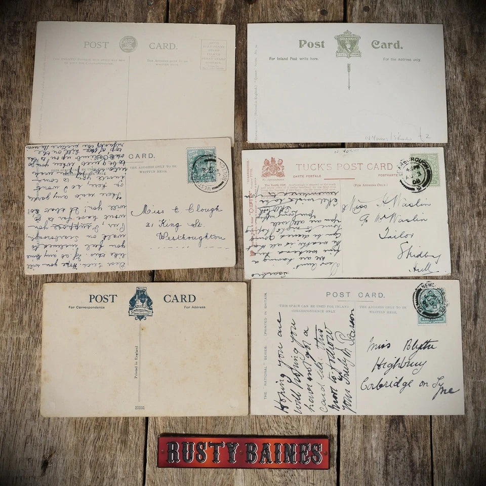 Postcards x6 Scarborough Bundle, Early 1900s, Spa/Grand Hotel