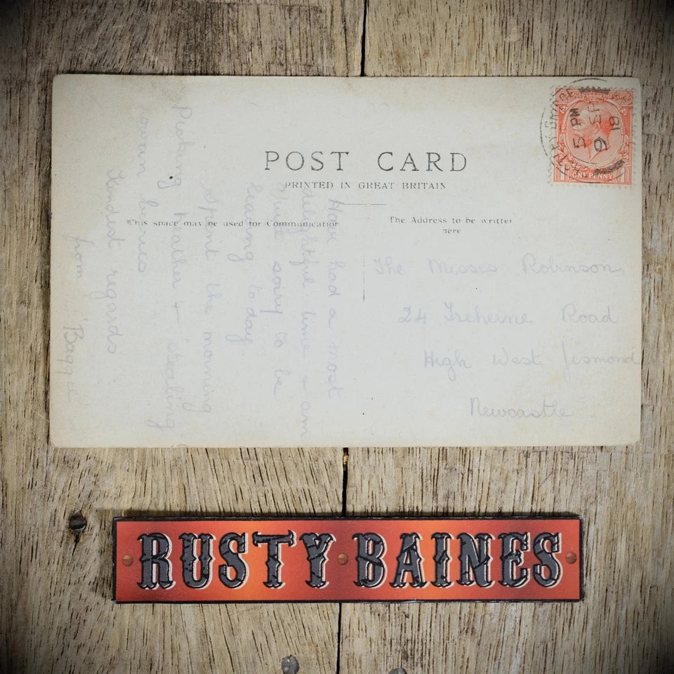 Postcard, Edmundbyers General View, Nr Consett 1918 Real Photo