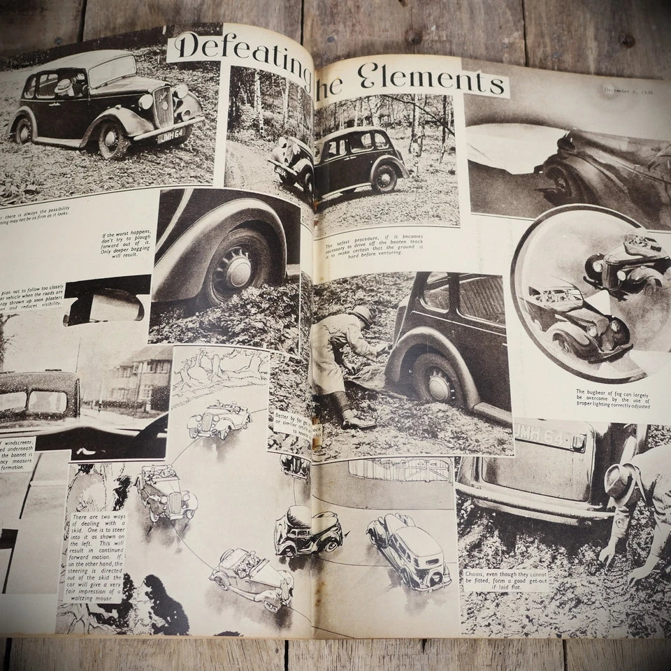 Vintage Motor Magazine December 6th 1938, Pre-WW2, Morris Ten