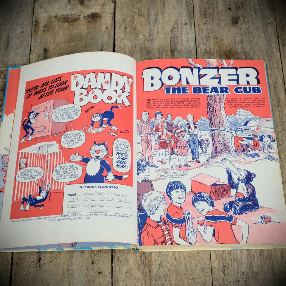 Dandy Annual 1981, Vintage British D C Thomson Comic Hardcover