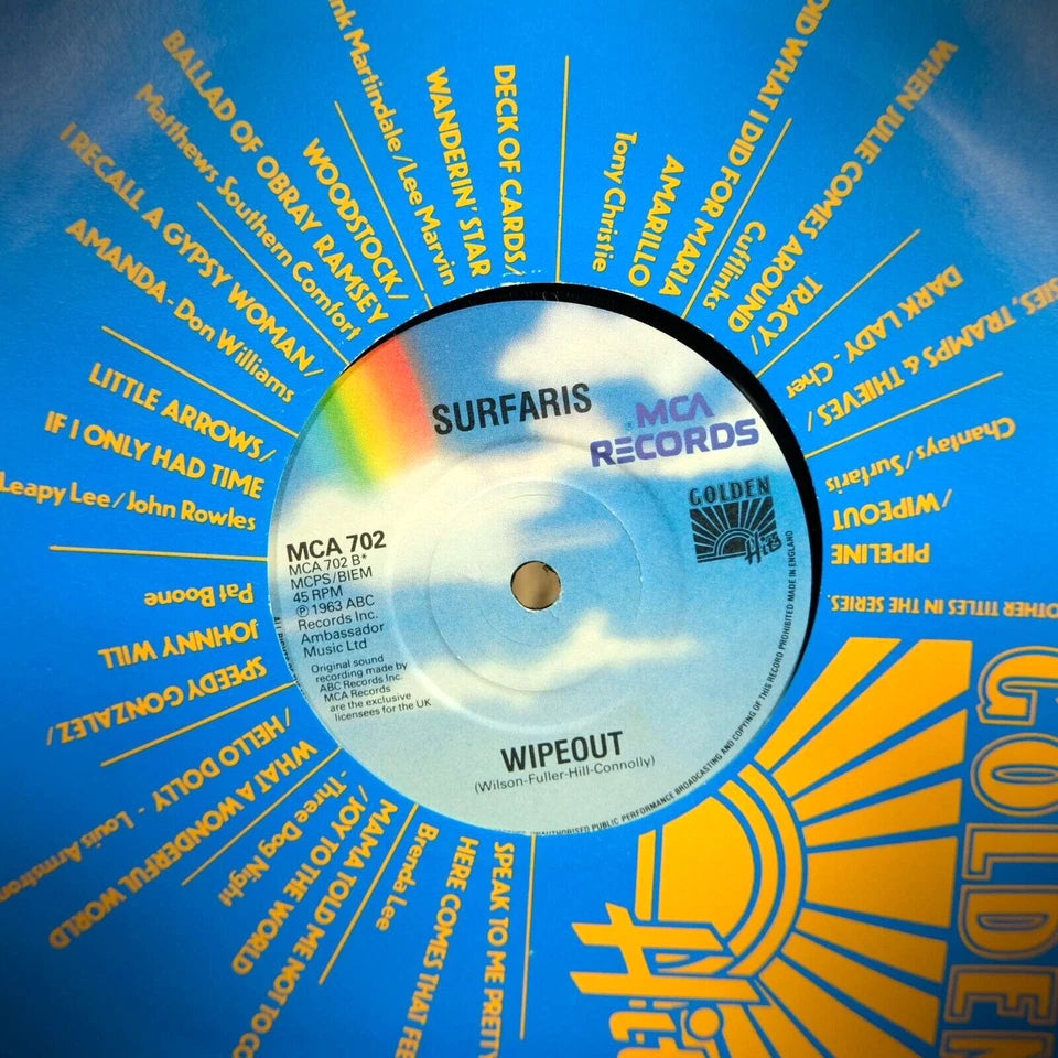 Record 7" Single, Surfaris, Pipeline/Wipeout