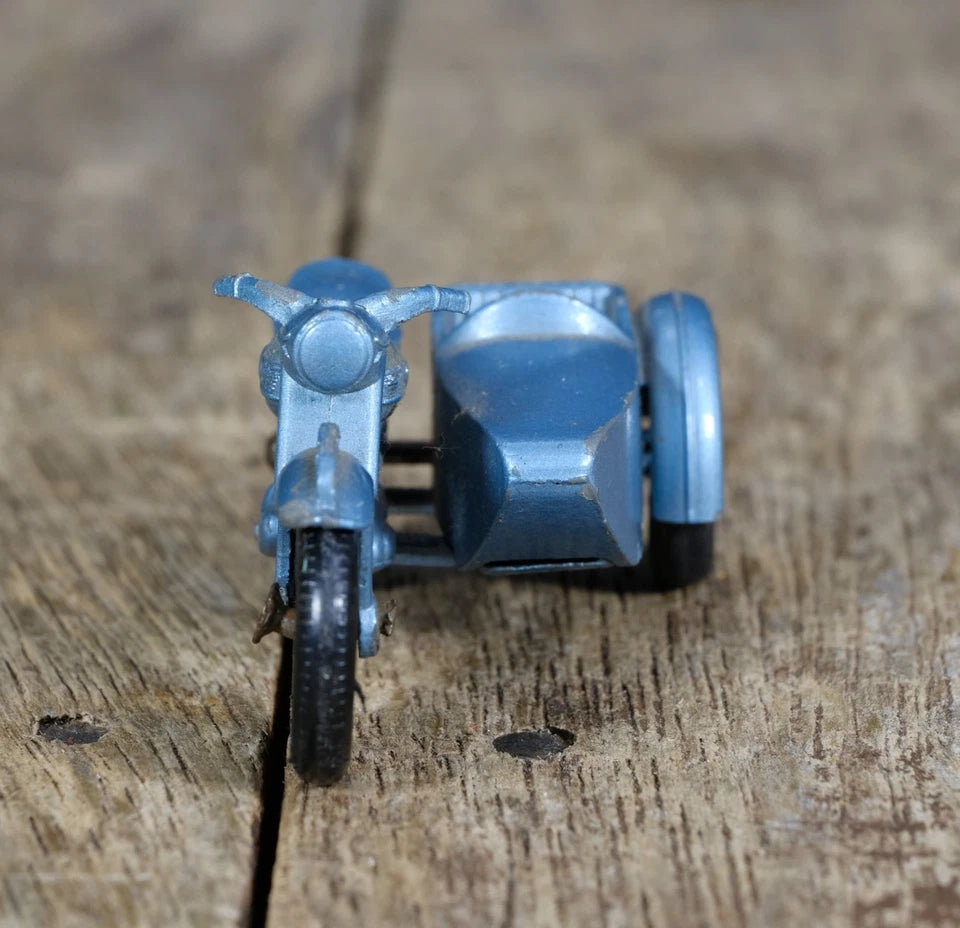 Original Vintage Matchbox/Lesney Triumph Tiger T110 Bike Sidecar Outfit, No Box