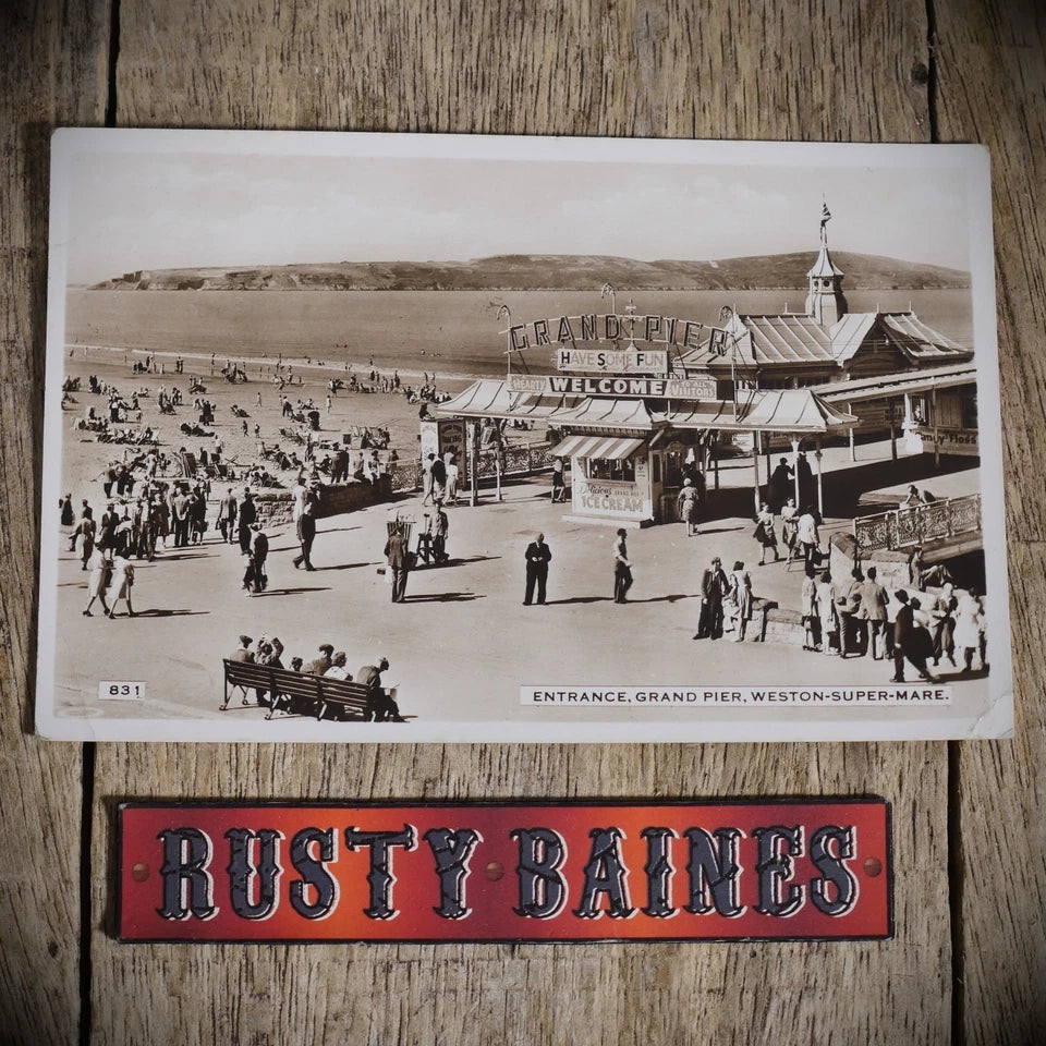 Postcard, Weston-Super-Mare Grand Pier, Dearden & Wade Real Photo