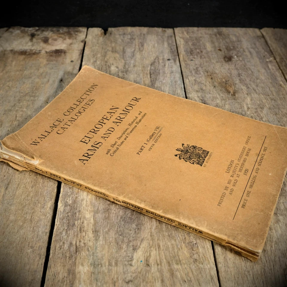 European Arms and Armour Part I Gallery VII, Wallace Collection Catalogues 1920