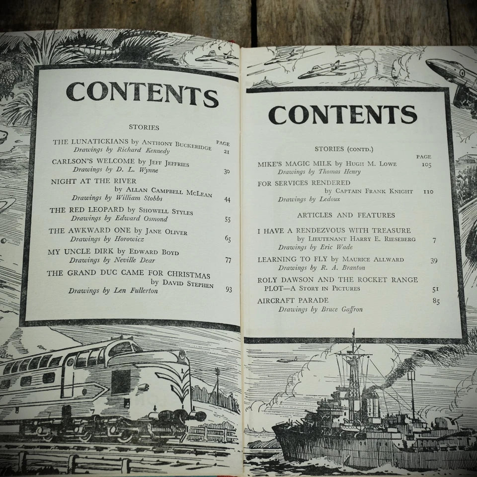 Collins Boys' Annual, Late 1950's Action/Adventure Children's Hardcover