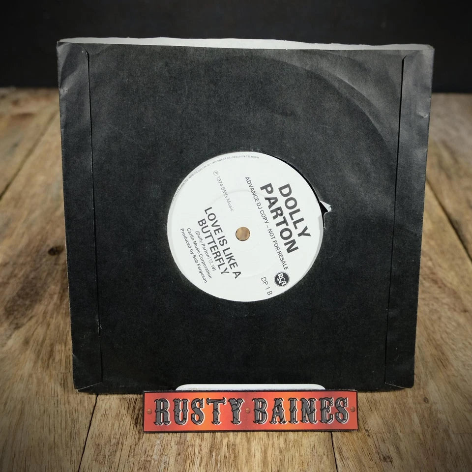 Record 7" Single, Dolly Parton, Think About Love/Is Like a Butterfly