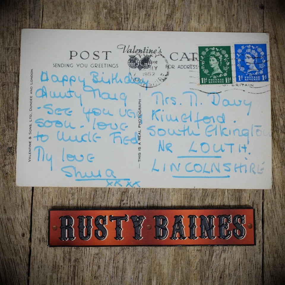 Postcard, Hunmanby Hall 1960's Real Photo
