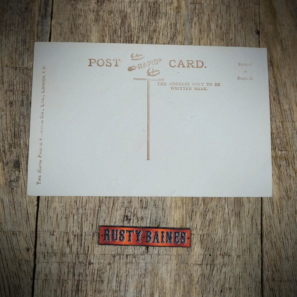 Postcard, Newcastle Central Railway Station, Real Photo, Rapid