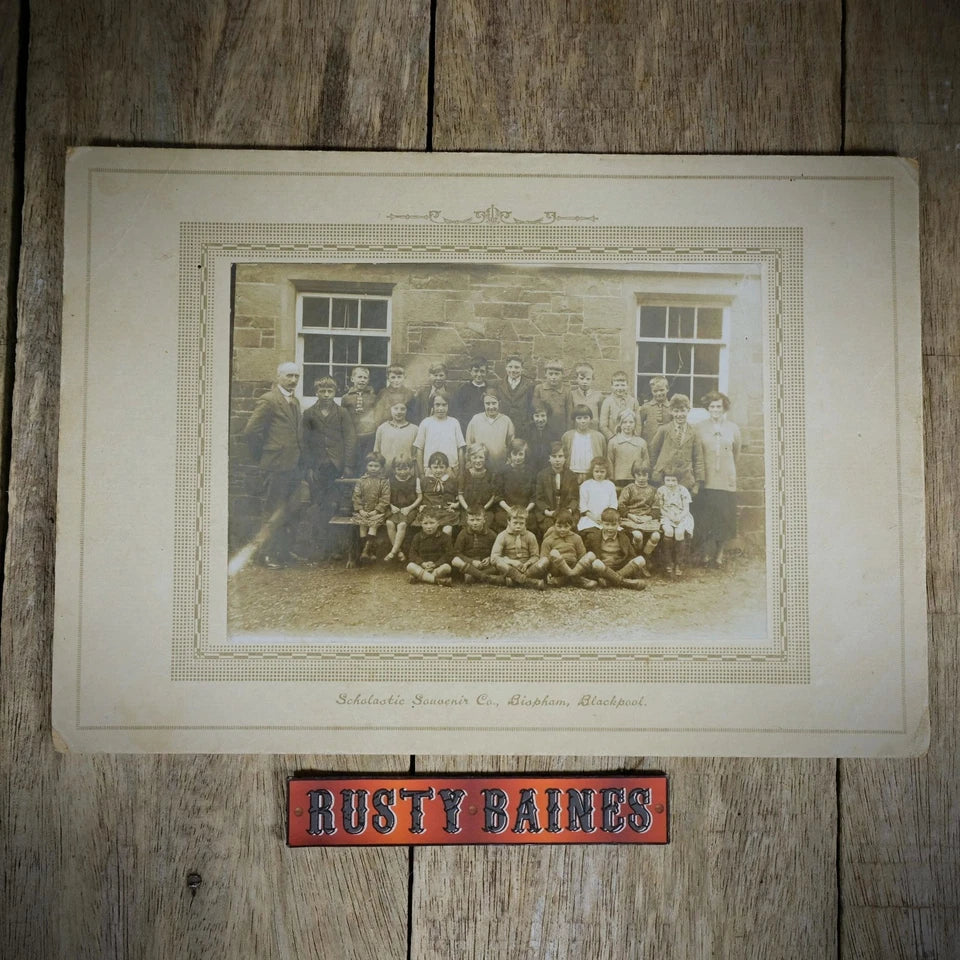 Original School Photograph, Bispham Blackpool, Circa 1920