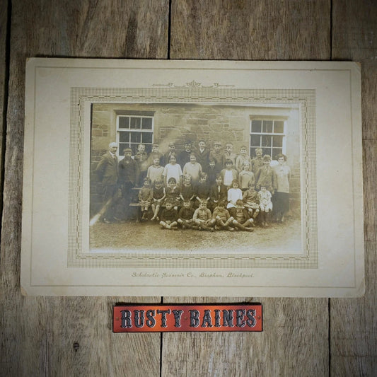Original School Photograph, Bispham Blackpool, Circa 1920