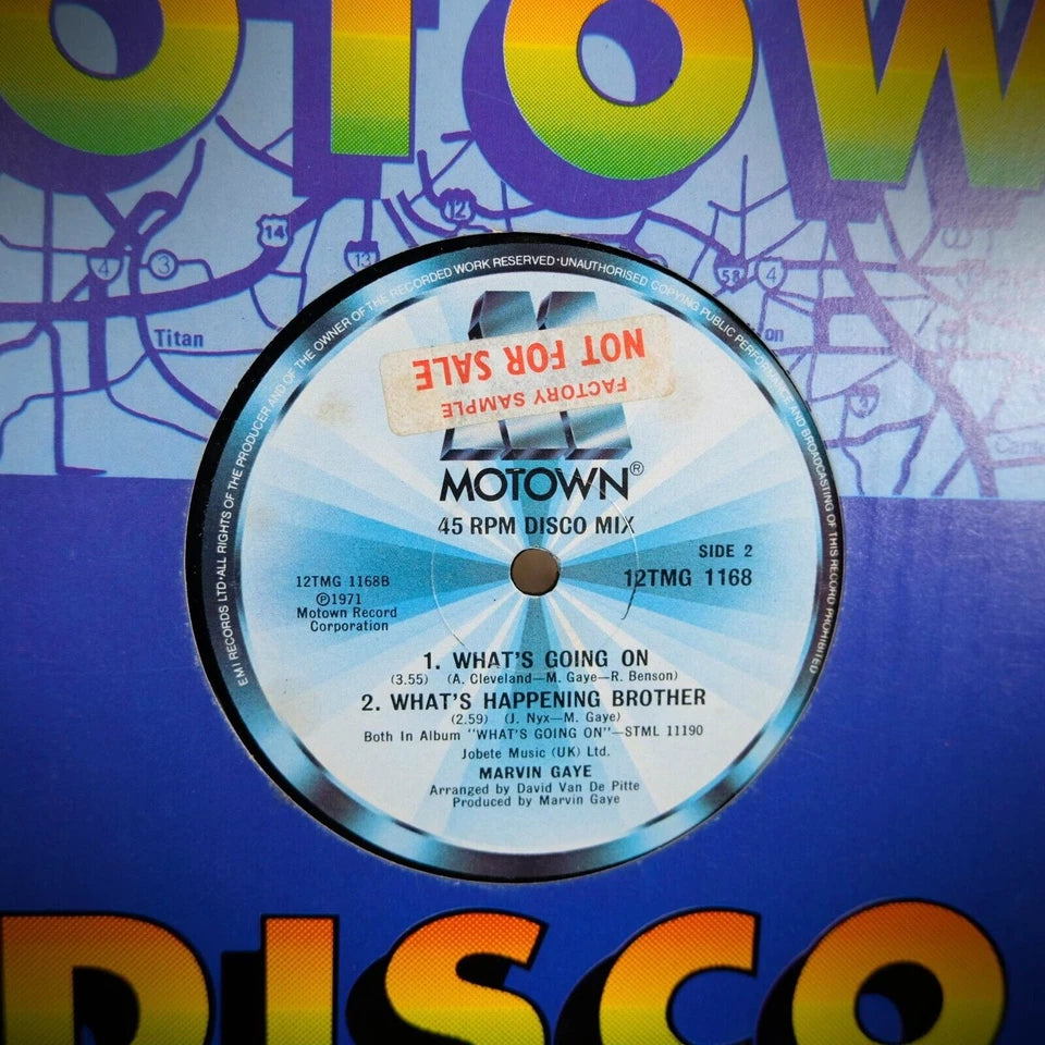 Record 12" Single, Marvin Gaye, Ego Tripping Out, Demo
