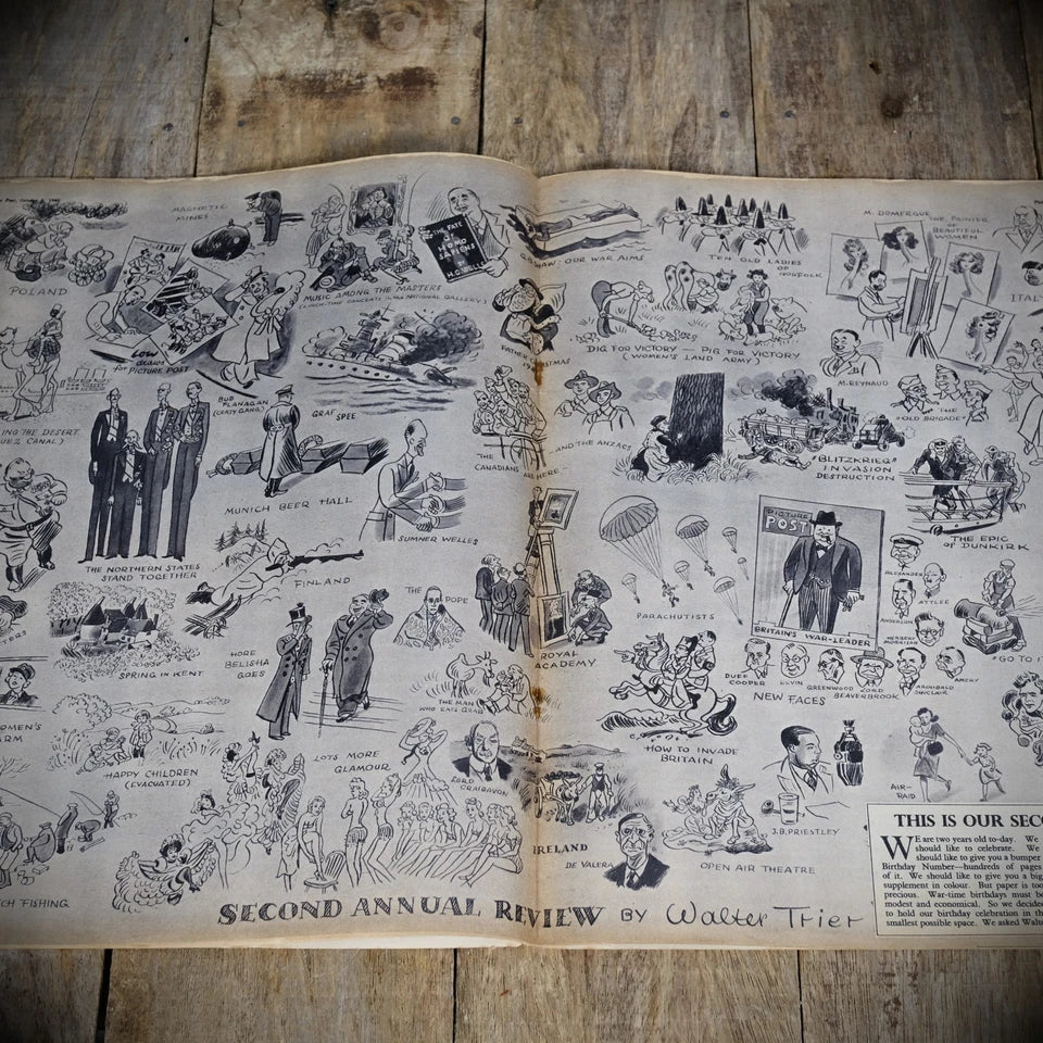 Picture Post WW2 Issue October 5th 1940 Lord Lothian, Ballet, War Diary
