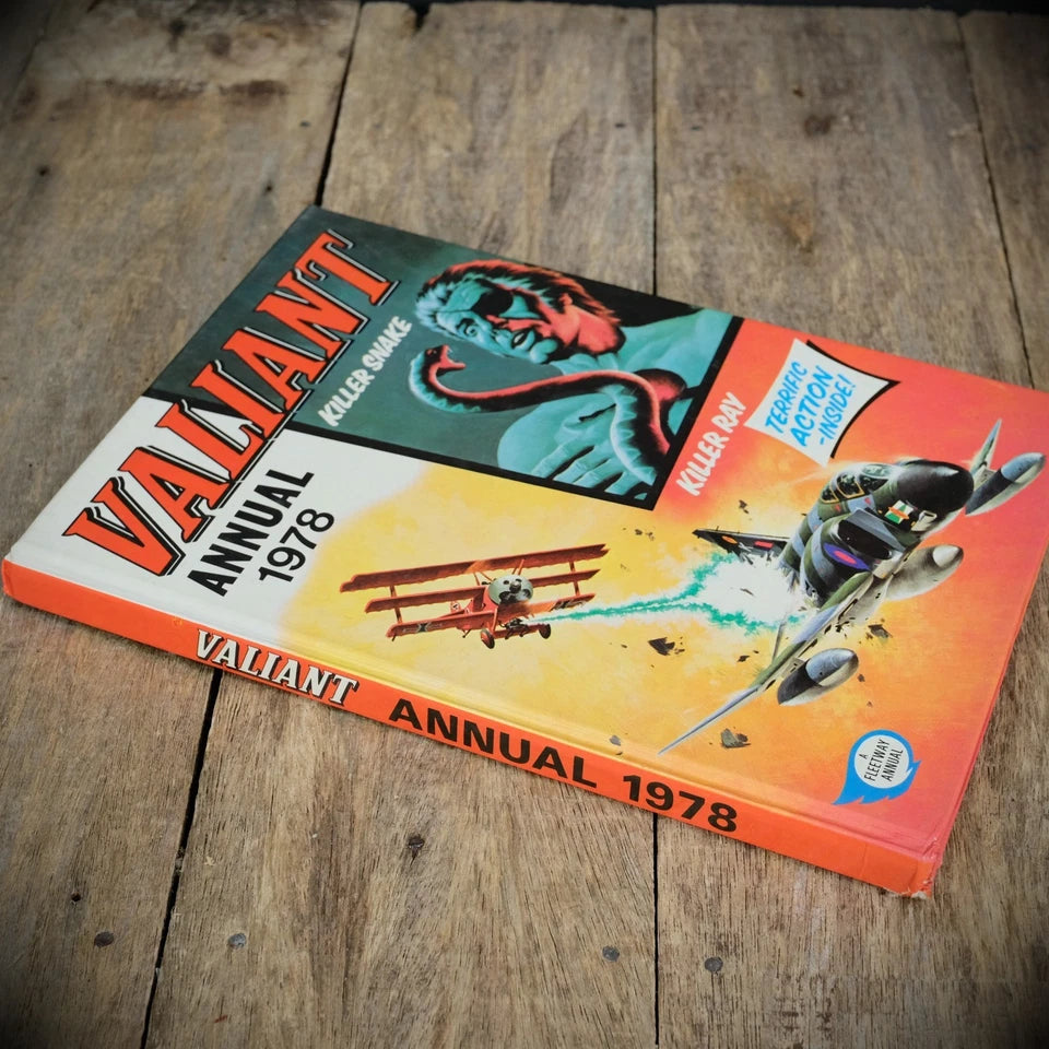 Valiant Annual 1978, Vintage British Fleetway Comic Hardcover, Excellent