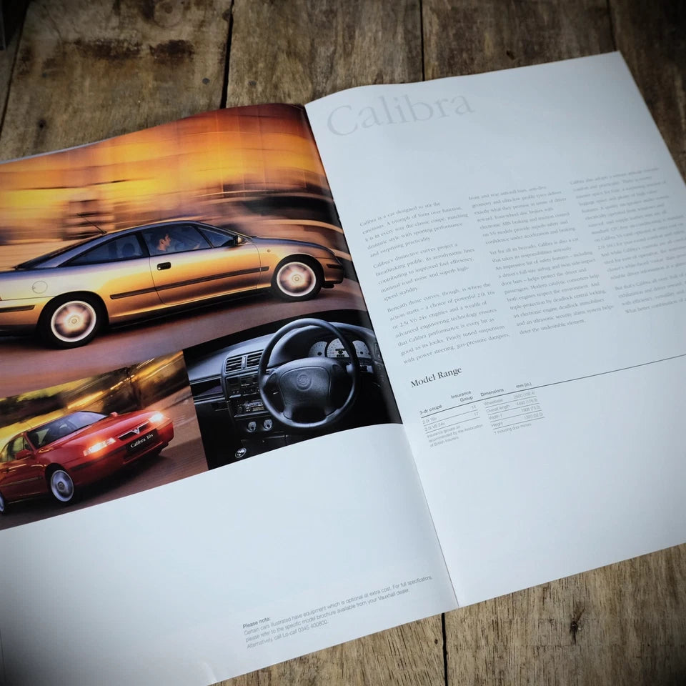 Sales Brochure, Vauxhall 1998 Range, Corsa, Astra, Tigra, Vectra Etc
