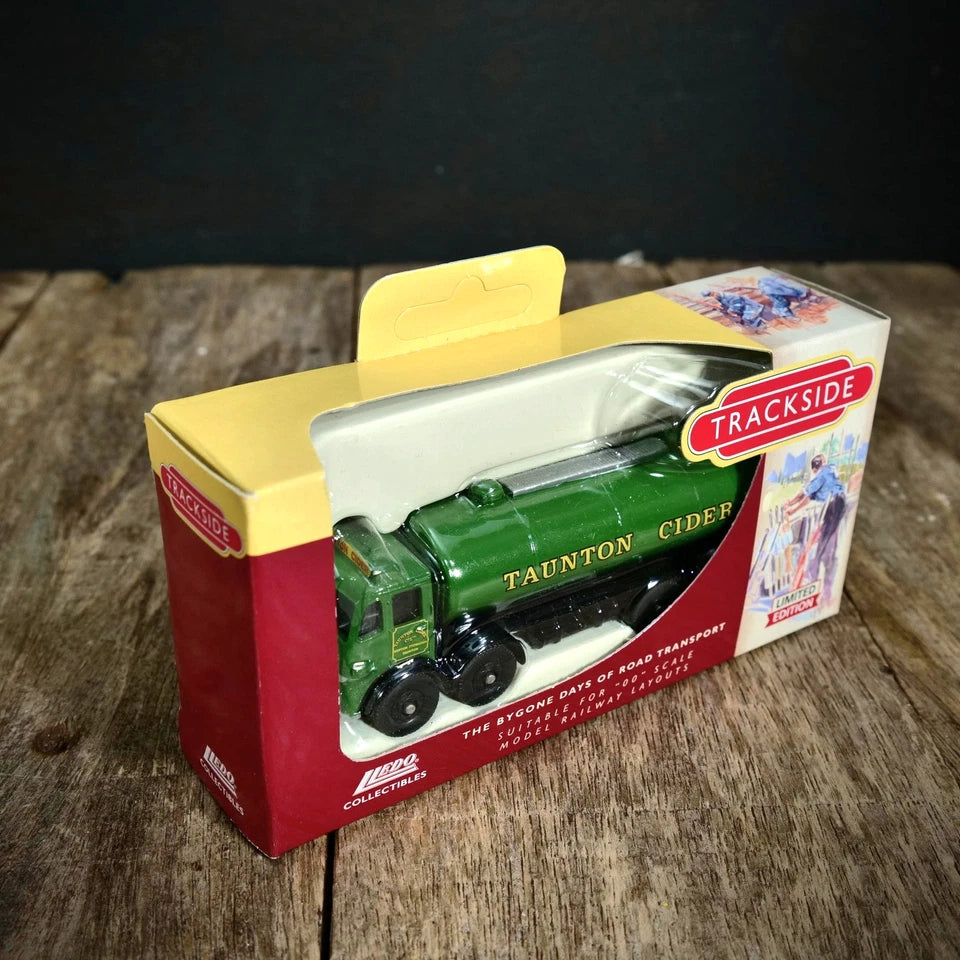 Lledo Trackside Leyland Tanker, Taunton Cider, Green, 1/76