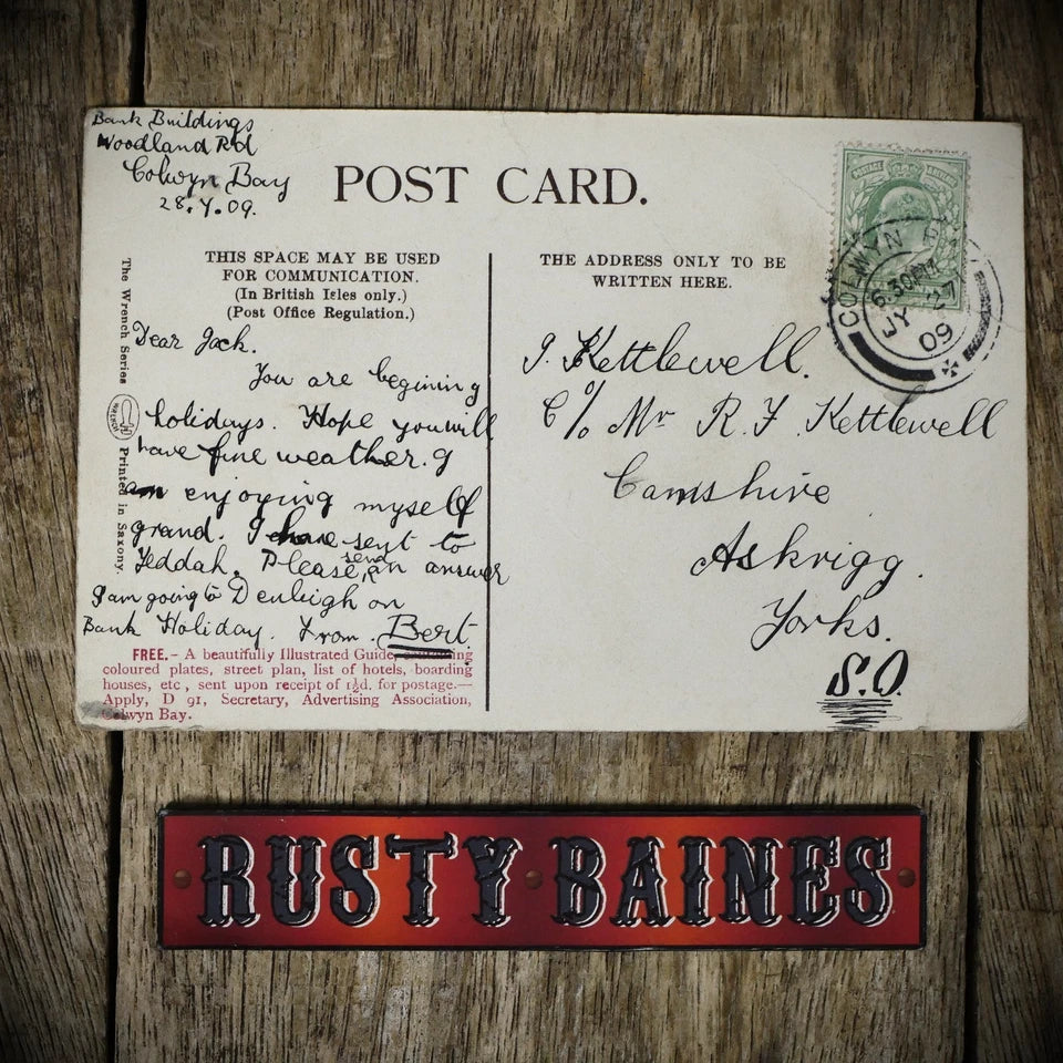Postcard, Colwyn Bay Wales, St Paul's Church 1909, Printed