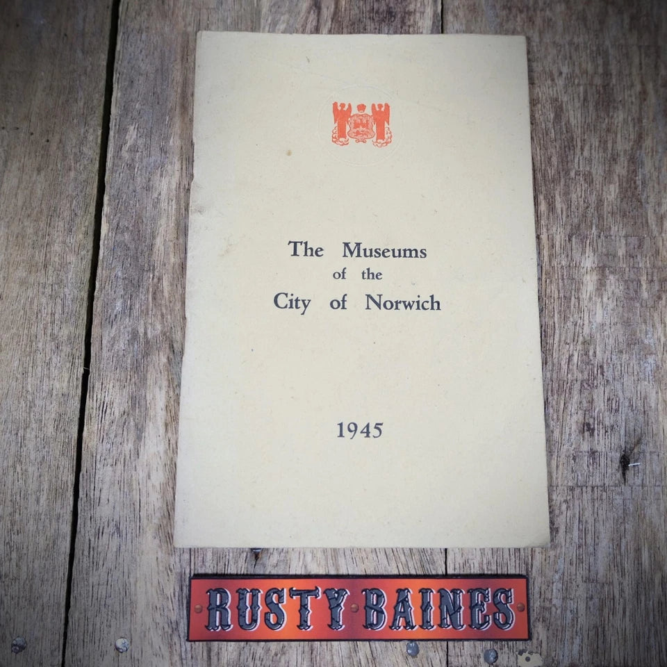 The Museums of the City of Norwich, 1945 Guide Booklet