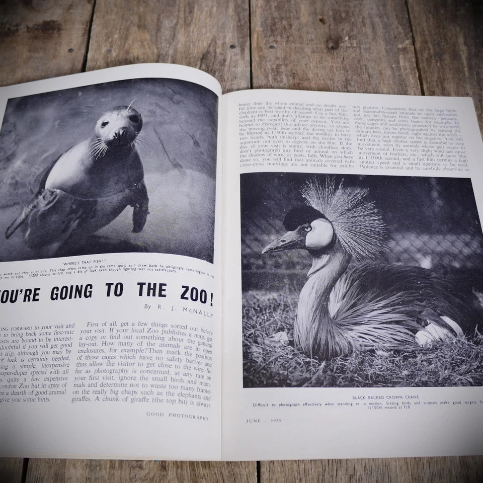 Vintage Good Photography Magazine June 1959