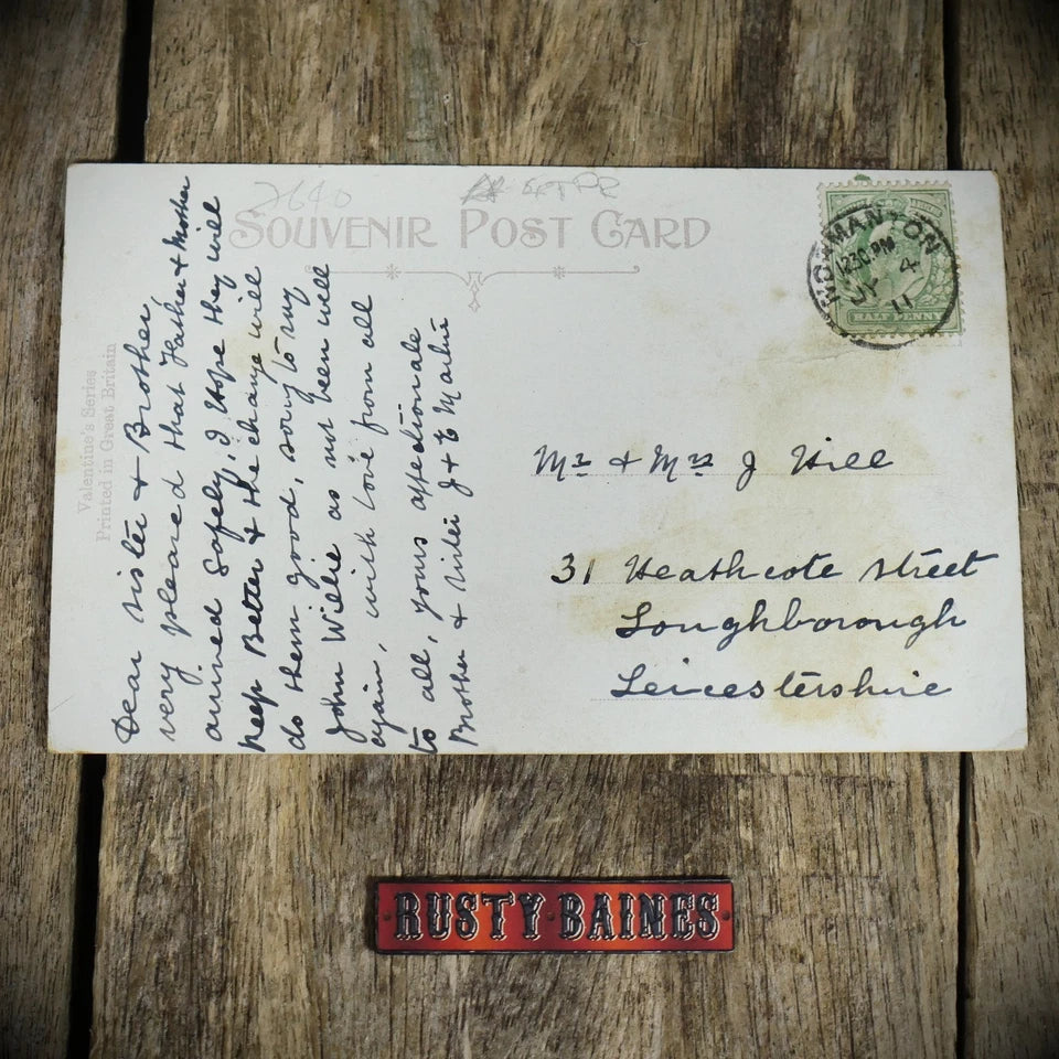 Postcard, Normanton, Castleford Road, 1911, Printed