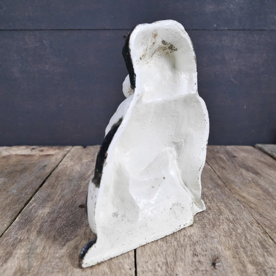 Vintage Cast Iron Dog Door Stop, King Charles Spaniel?