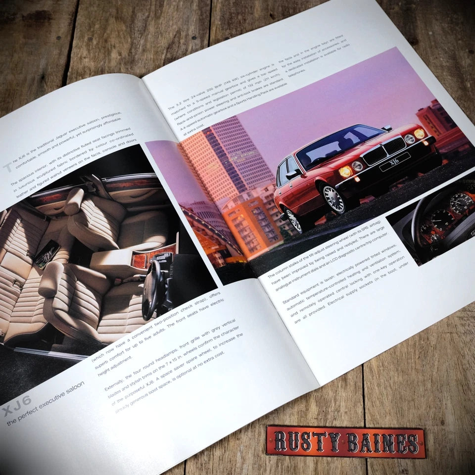 Car Brochure, Jaguar-Daimler 1994, XJ6 XJ12 XJS