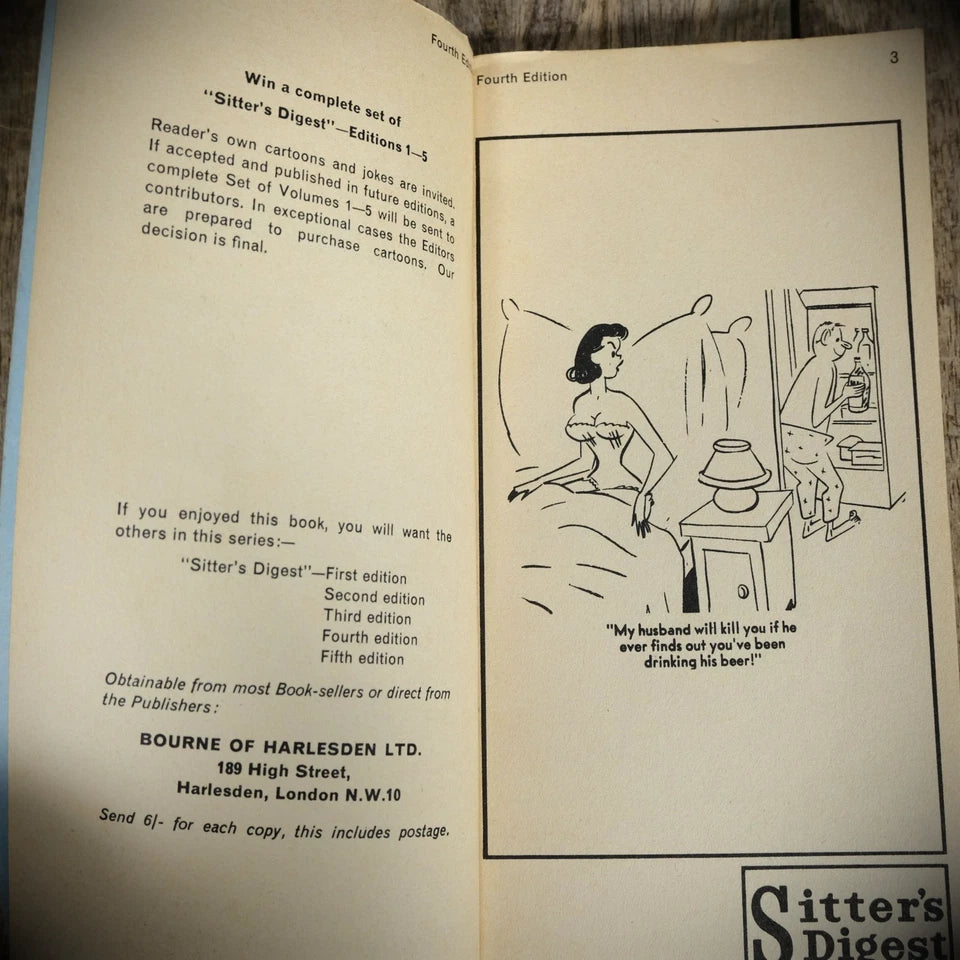 Sitter's Digest Fourth Edition, Naughty Cartoon Comic Humour