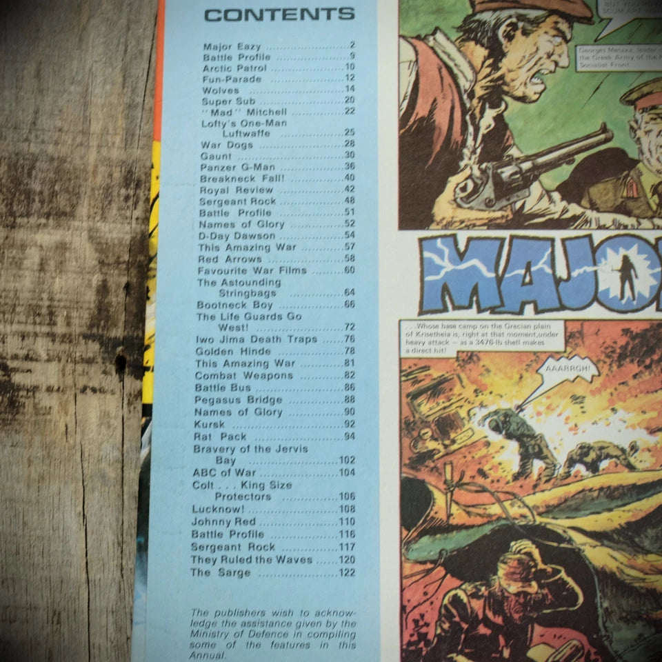 Battle Picture Weekly Annual 1979, Vintage British Fleetway Comic Hardcover