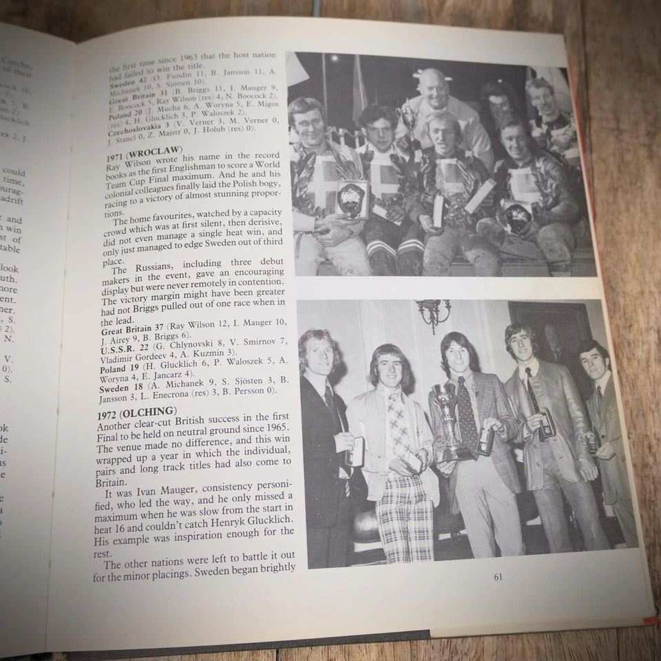 The Illustrated History of Speedway, Martin Rogers, 1978 Hardcover