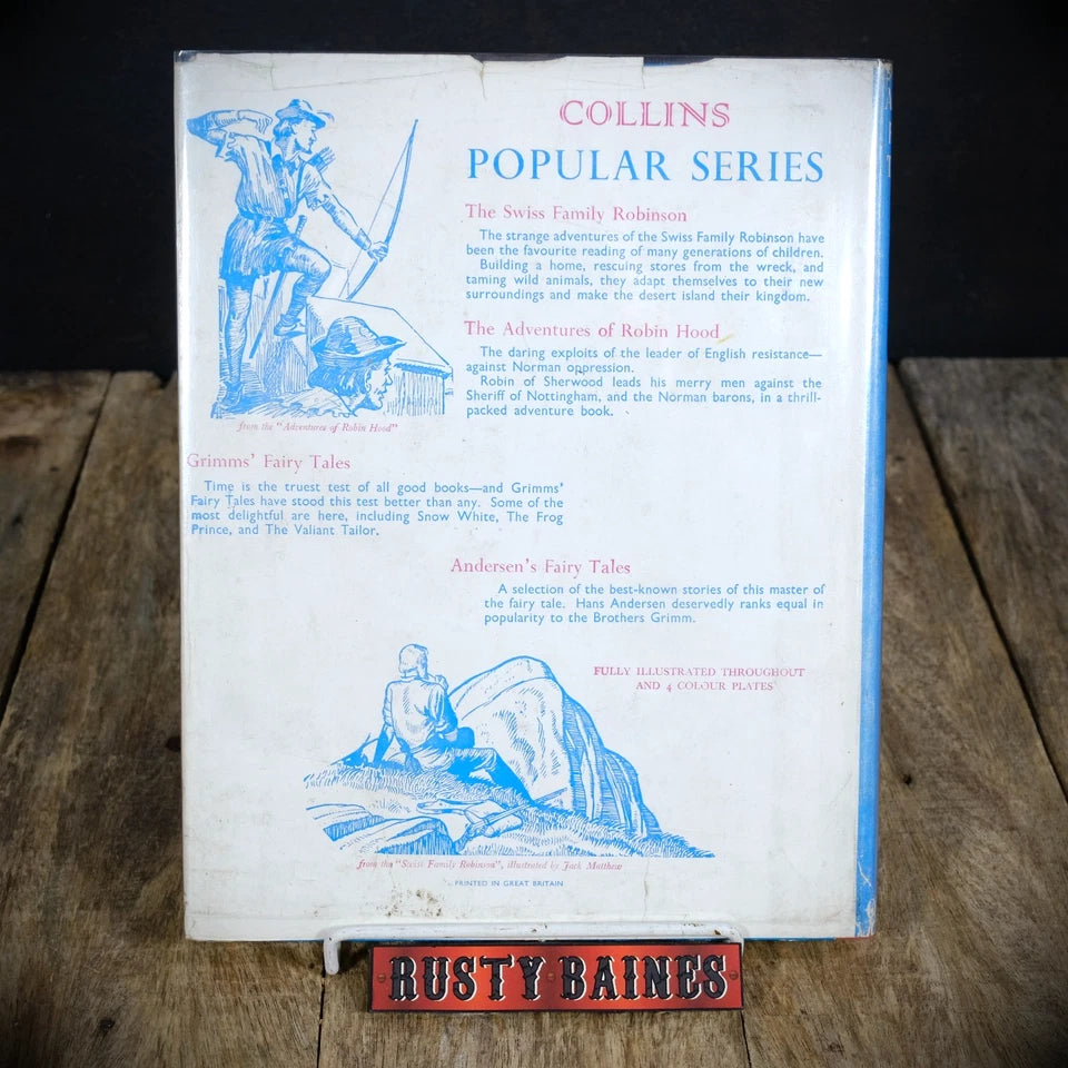 Hans Andersen's Fairy Tales, Vintage Illustrated Collins Story Book, Undated HB