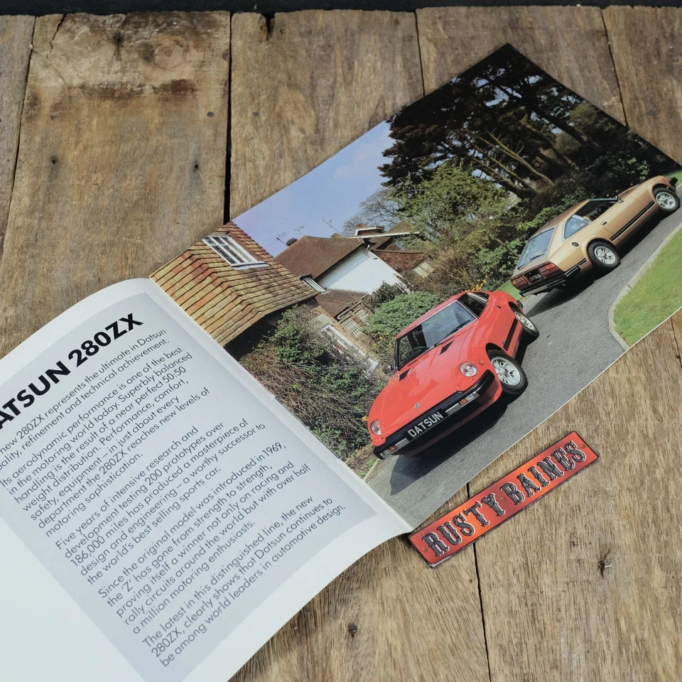 Original Car Brochure, Datsun/Nissan 280ZX , UK 1980