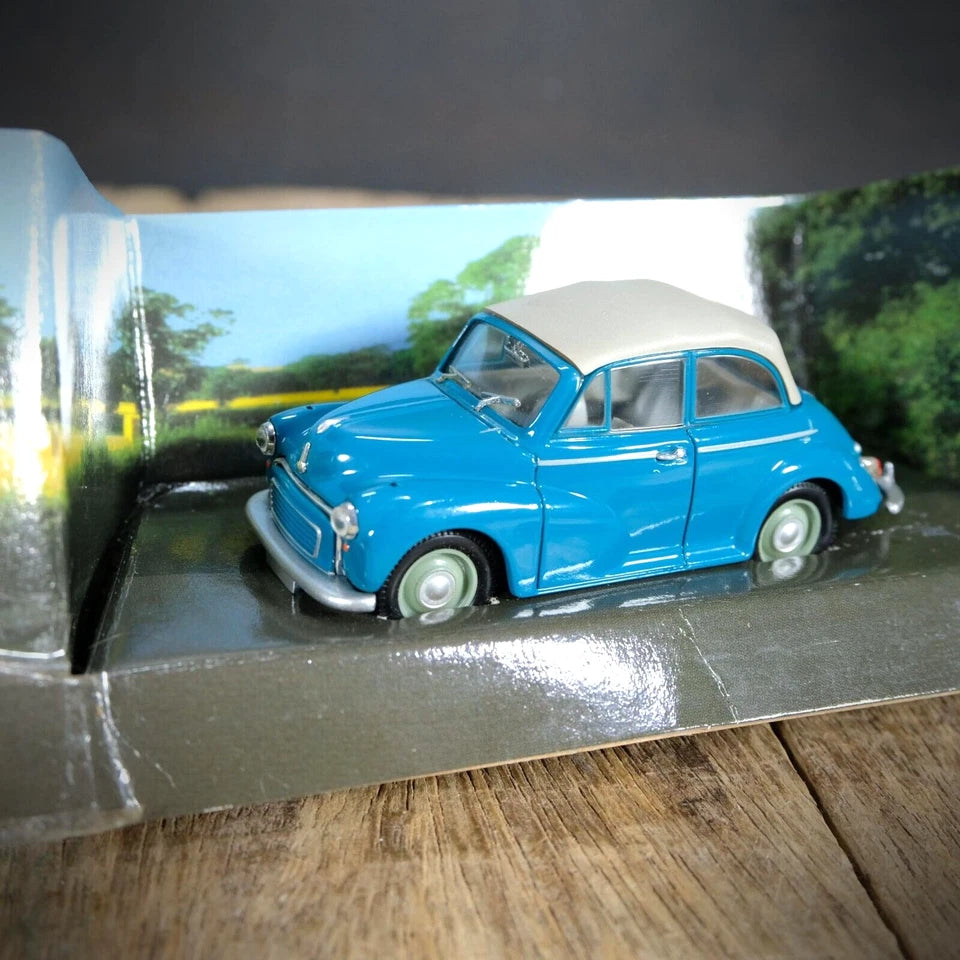 Corgi Morris Minor 1000 Convertible, Pageant Blue, Boxed 1/43
