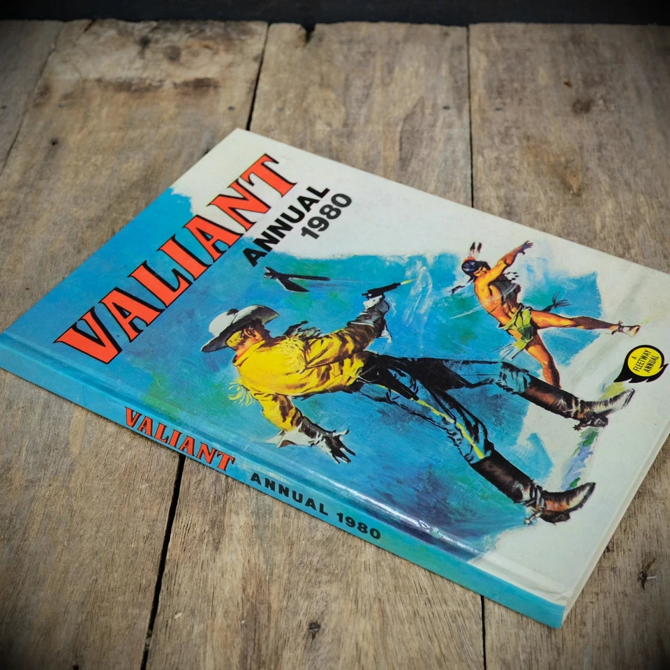 Valiant Annual 1980, Vintage British Hardcover Fleetway Comic Book