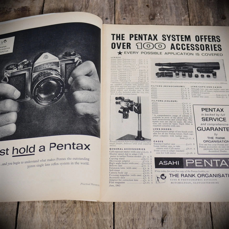 Vintage Practical Photography Magazine June 1963