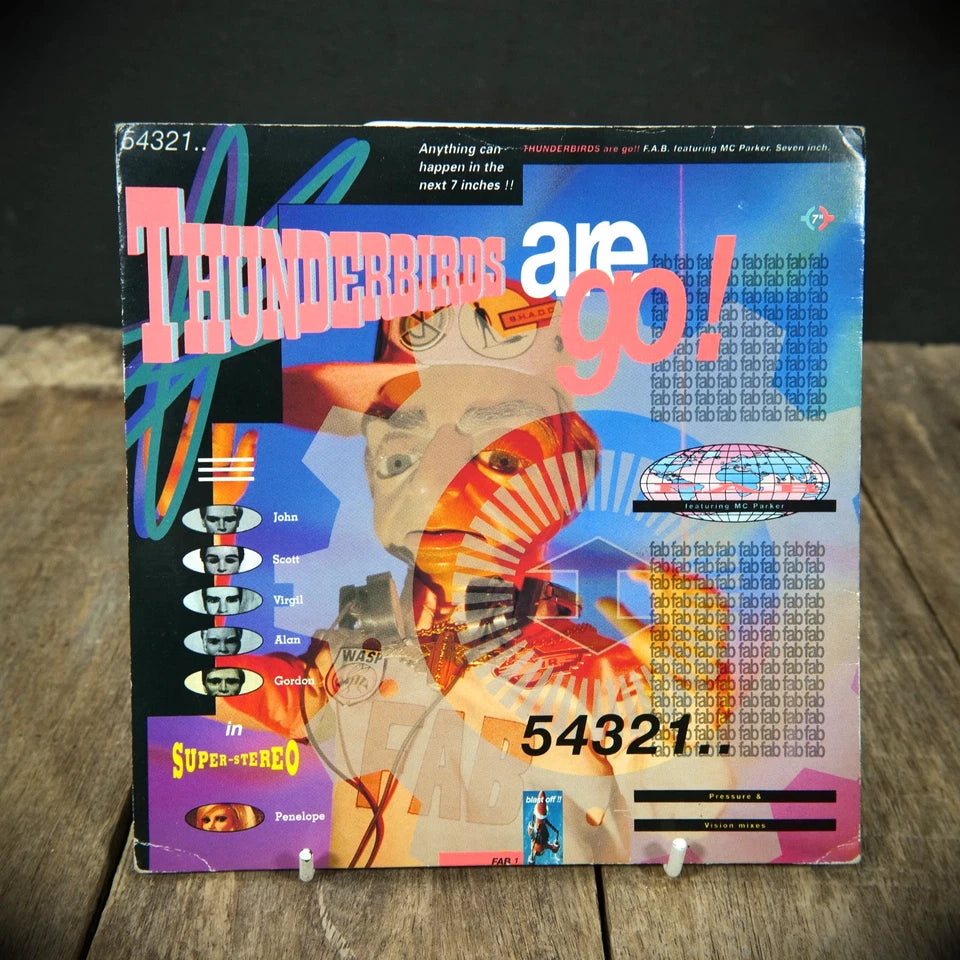 Record 7" Single: Thunderbirds Are Go, MC Parker